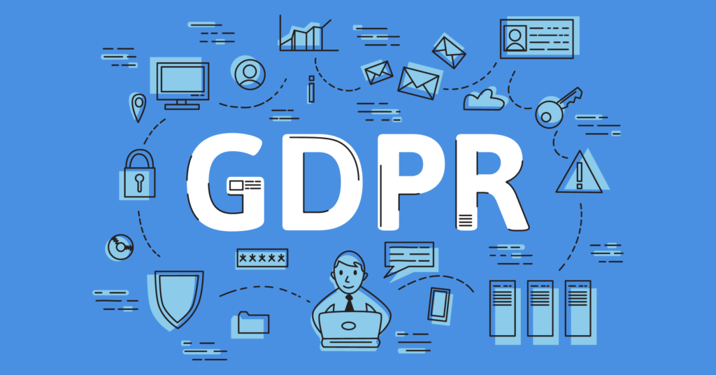 GDPR / General Data Protection Regulation graphic image. 